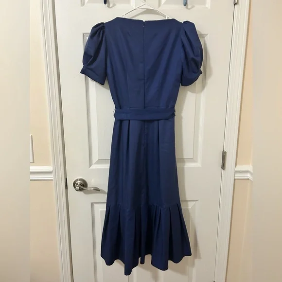 Antonio melani navy blue midi dress - Picture 4 of 12